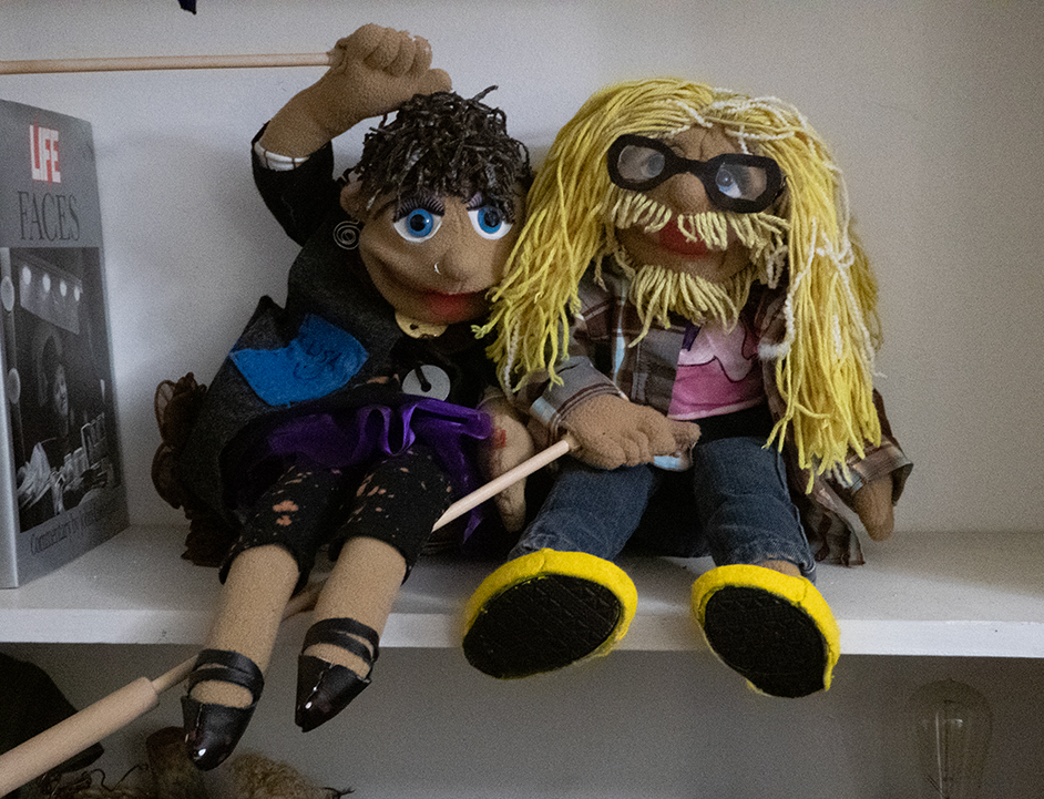 Lisa and Peter Puppets
